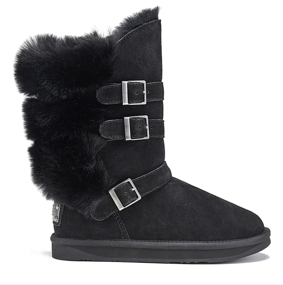 Australia Luxe Collective Suede Nadir Boots Suede Designer Fur #188